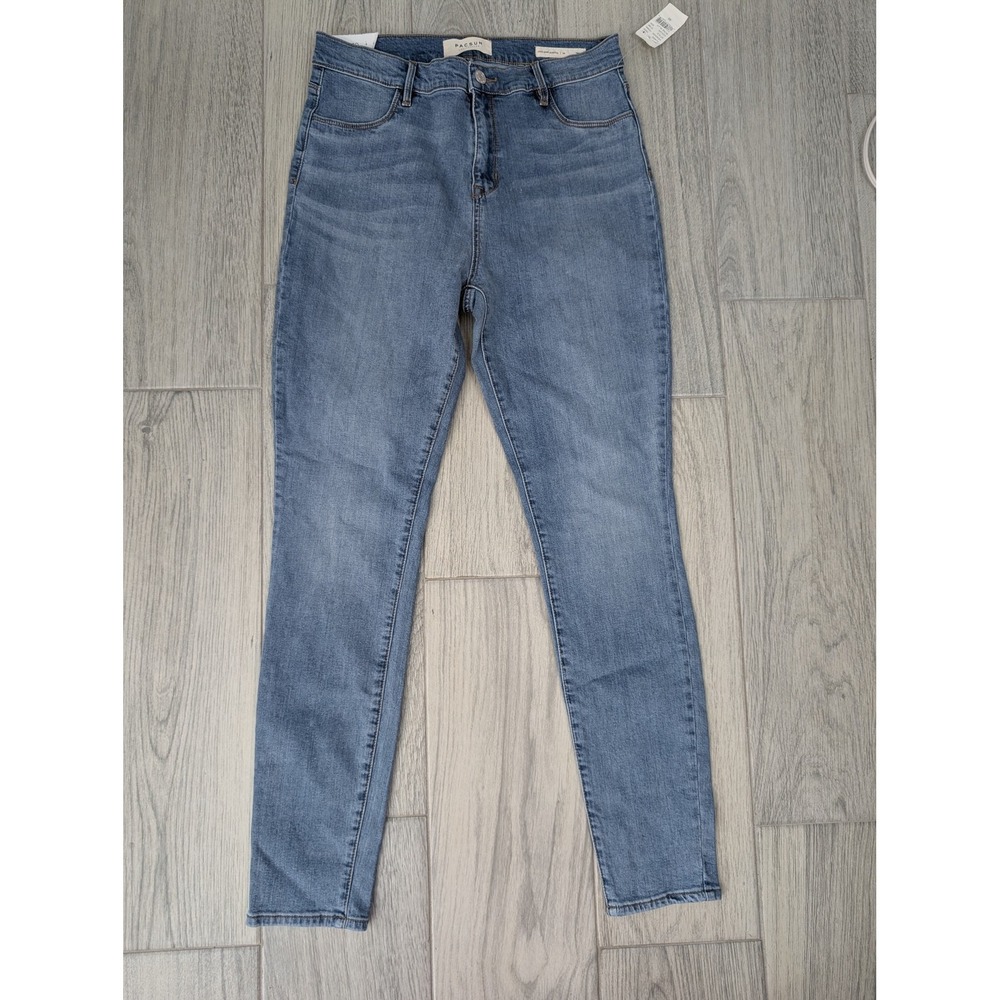 Pacsun‎ High-Rise Jegging Womens 30 Blue Bone Super Stretch Skinny Jeans Denim